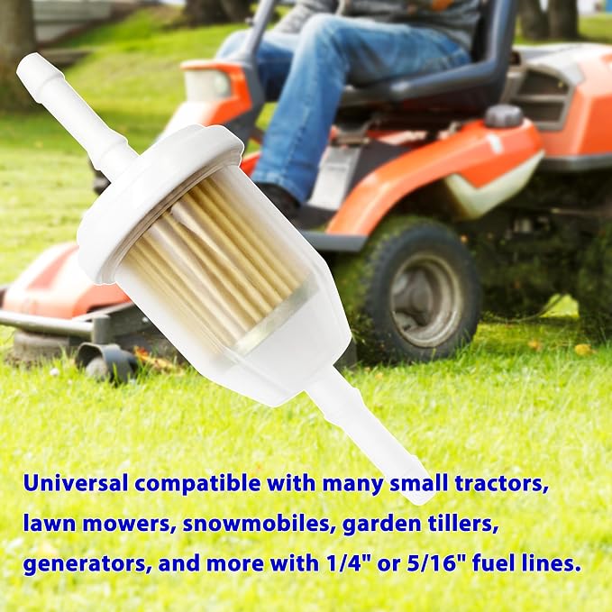 Universal 1/4" 5/16" Inline Fuel Filter AM116304, 25 050 22-S, GY20709 - Image 5