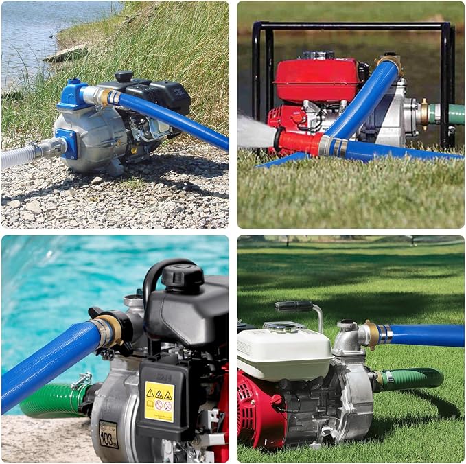 1" x 50 ft Backwash Hose for Swimming Pools, Heavy Duty PVC Lay Flat Water - Image 6