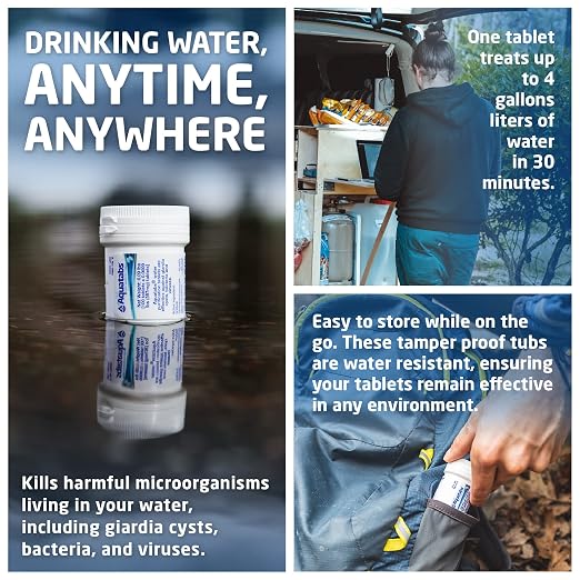 Aquatabs Water Purification Tablets. Water Filtration System - Image 2