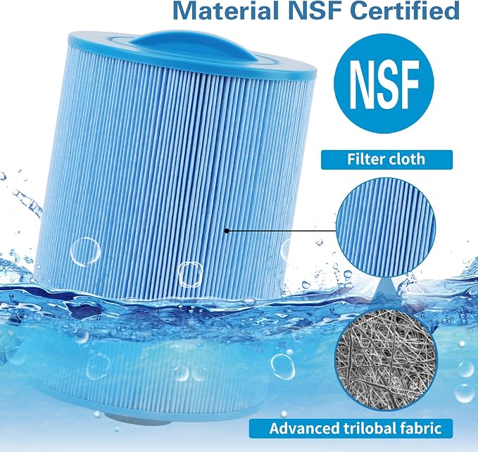 PWW50P3-M Spa Filter, Replaces Unicel 6CH-940RA，Filbur FC-0359M, 45 sq.ft Screw - Image 4