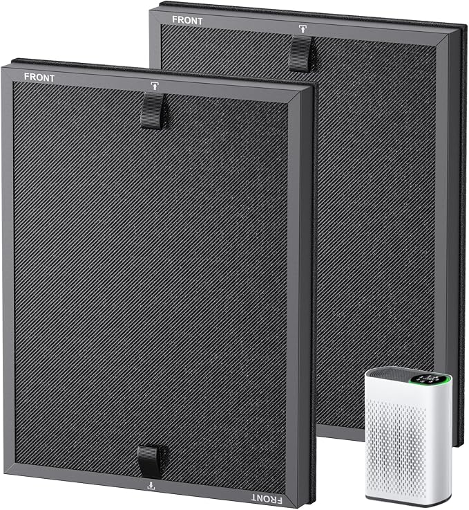 HAP602 Replacement Filters for ECOSELF HAP602/ HAP602WF Air Purifier, 3-IN-1 by Cabiclean