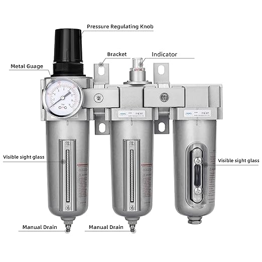 NANPU 3/4" NPT Industrial Grade 3 Stage Air Drying System - Image 2