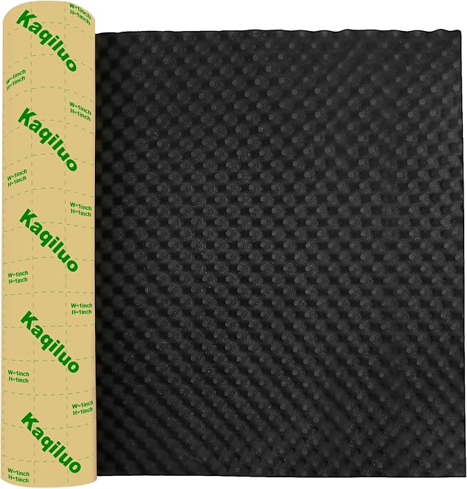 Self-Adhesive Thickened Sound Insulation Egg Crate Foam 13.99 sqft x 1.77in by Kaqiluo