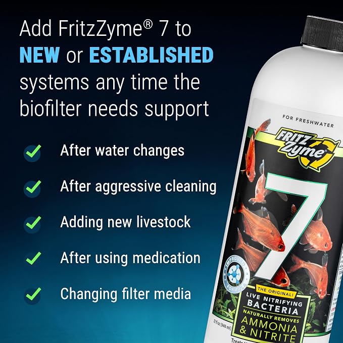 Fritz Aquatics FritzZyme 7 Live Nitrifying Bacteria Naturally Removes Amonia & - Image 4