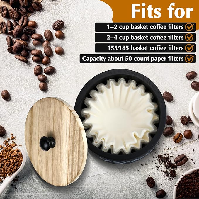 Wooden Coffee Filter Holder - Image 2