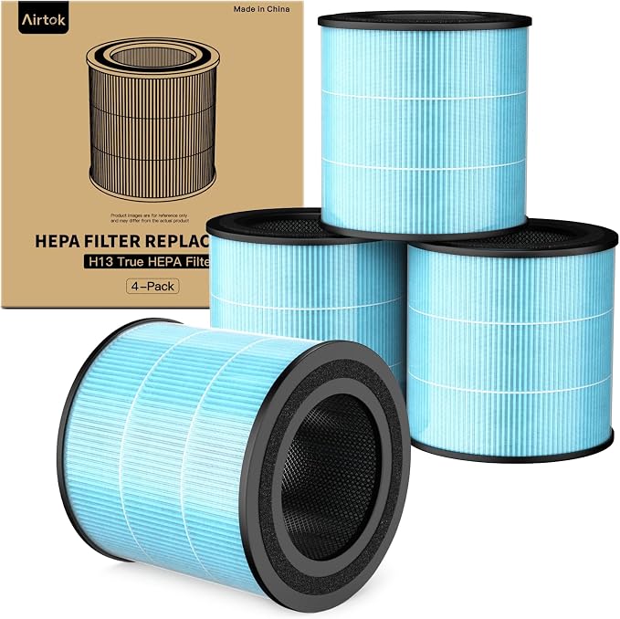AIRTOK Air Purifier AP0601 Replacement Filters, 4-IN-1 High-efficiency HEPA by AIRTOK