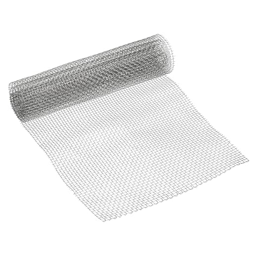 PATIKIL 40" L x 10" W Woven Wire Mesh, 8 Mesh 316L Stainless Steel Air Vent by PATIKIL