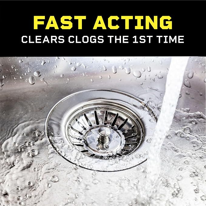 Clorox Liquid-Plumr Pro-Strength Clog Destroyer, Liquid Drain Cleaner, 80 Fluid - Image 6