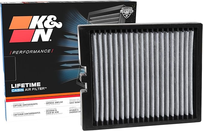 K&N LIFETIME Cabin Air Filter: Premium, Clean Air by KNEngineeringInc