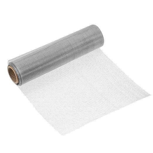 uxcell 14 Mesh 79" x 10" Woven Wire Mesh, 316 Stainless Steel Air Vent Filter by uxcell