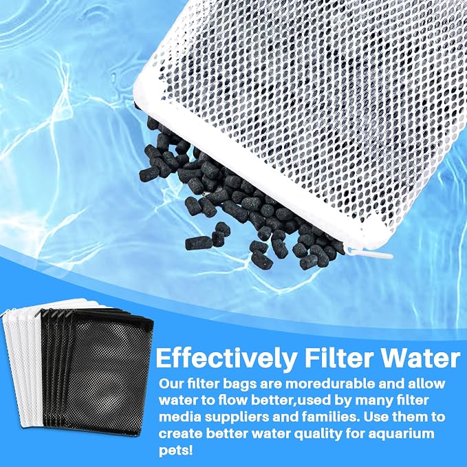 MAQIHAN 10pcs Aquarium Filter Media Bags - Image 5