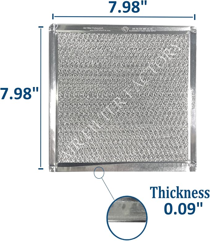 Air Filter Factory Stove Hood Vent 8X8 Inch RV Range Hood Vent Filter - Image 2