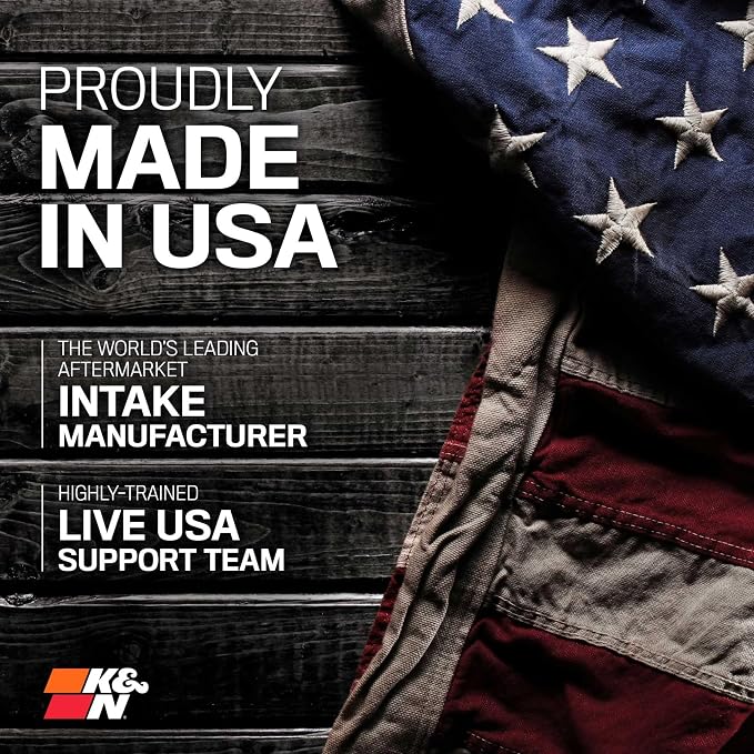 K&N Cold Air Intake System: High-Flow Air Filter, Increase Performance & - Image 11