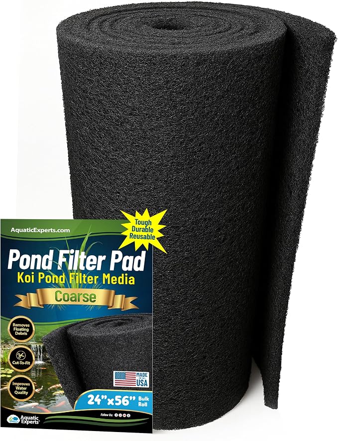 Aquatic Experts Classic Koi Pond Filter Pad COARSE – Bulk Roll Pond Filter Media by AquaticExperts