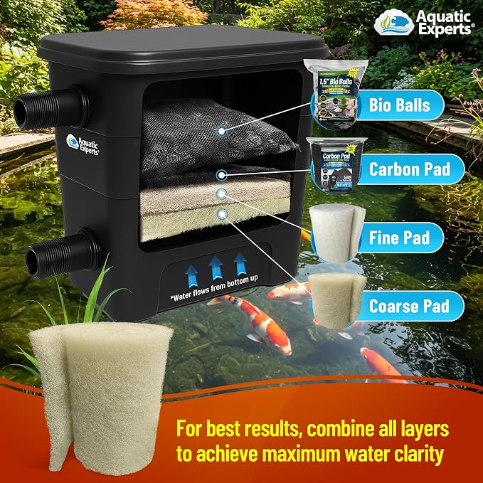 Aquatic Experts Beige COARSE Pond Filter Pad - Image 6