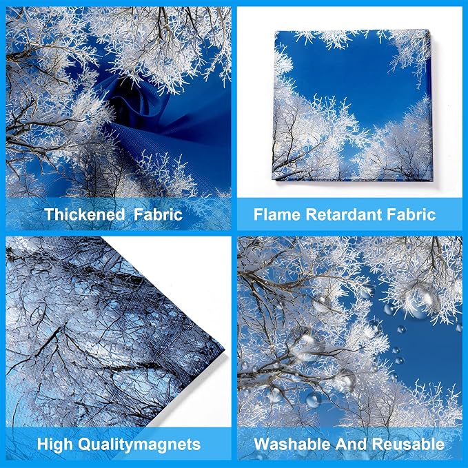 2 Pack Fluorescent Light Covers- 4 x 2 Feet Magnetic Ceiling Light Cover Room - Image 3