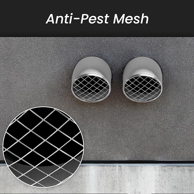 Repa Market 8 x 8 Inch Duct Cover – Galvanized Steel Round Duct Cap - Image 5
