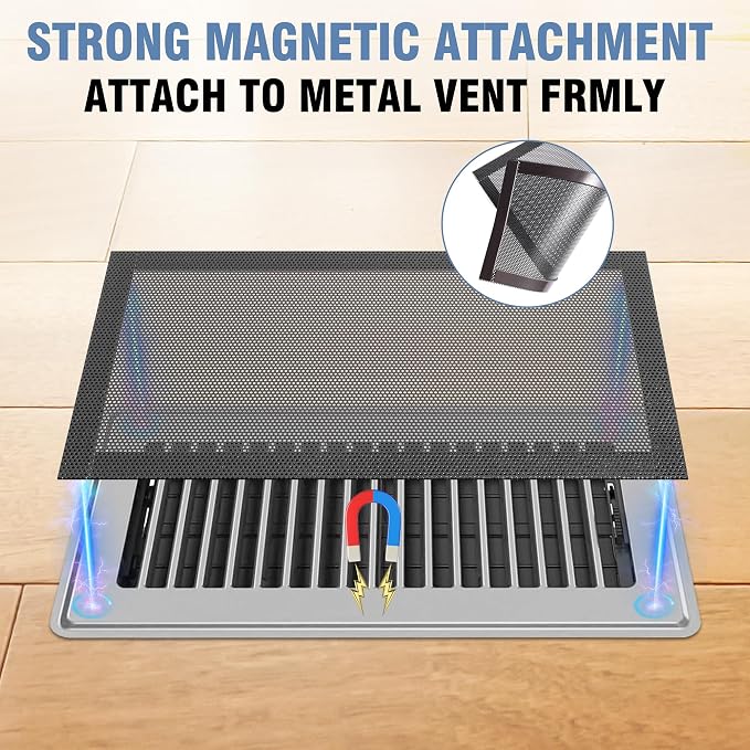 6 Pack Strong Magnetic Floor Vent Cover - Image 3