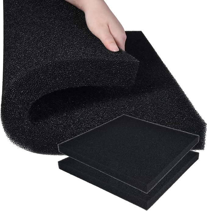 Hipanda 2 Pack Aquarium Bio Filter Sponge Pad 20"x20"x1.5", Bio Filter Media by Unknown