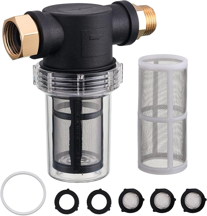 JOEJET Garden Hose Filter, Sediment Filter Attachment by JOEJET