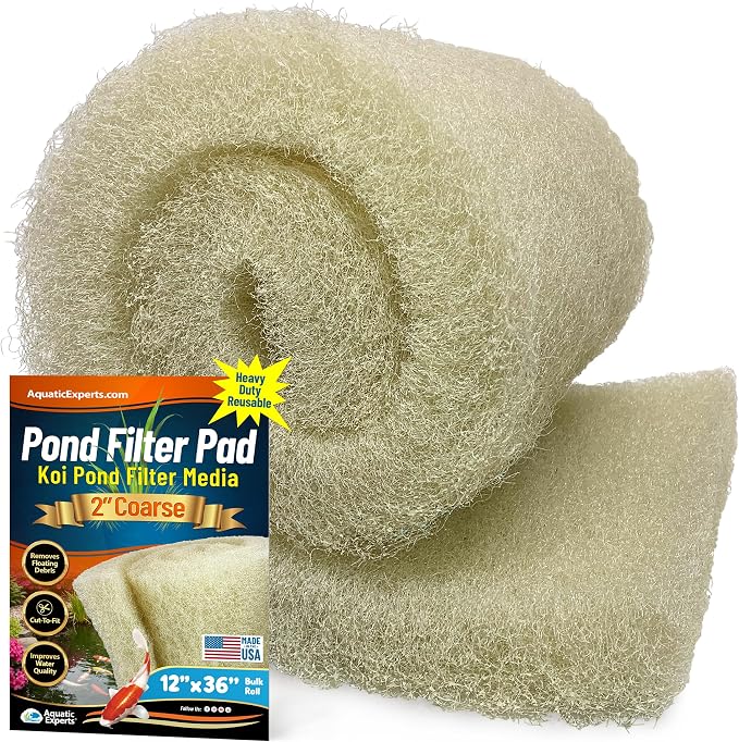 Aquatic Experts Cream COARSE Pond Filter Pad by AquaticExperts