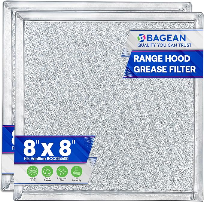 Bagean Stove Vent Filter 8x8 inch BCC024600 Compatible by Bagean