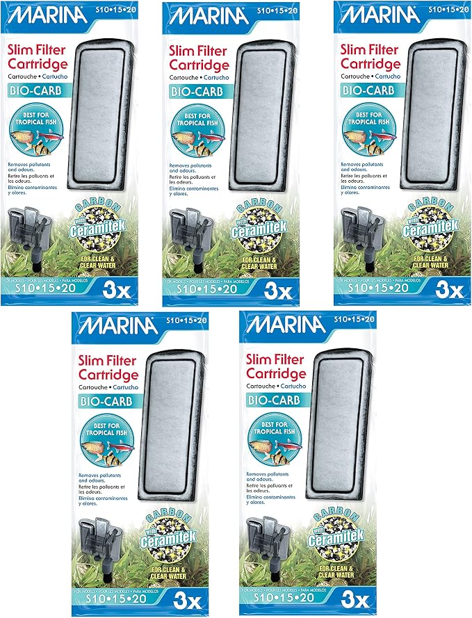 Marina Slim Filter Carbon Plus Ceramic Cartridge by Marina