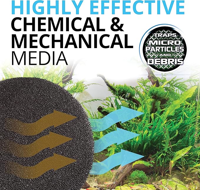 Fluval FX Carbon Foam, Replacement Aquarium Filter Media - Image 4