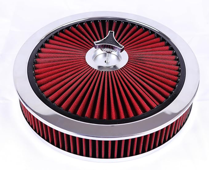 14"x3" Round Air Cleaner Filter Assembly Kit Compatible by JGhyperX
