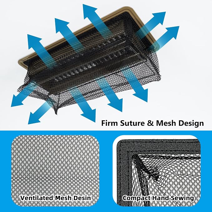 Floor Vent Screen Net 2''x12'', Air Vent Filter Mesh - Image 2