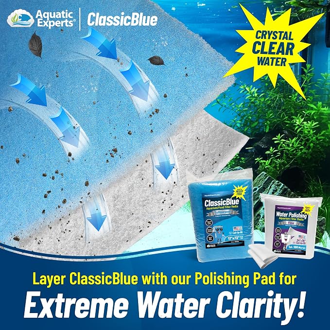 Aquatic Experts Classic Bonded Aquarium Filter Pad -18 Inches by 12 Feet by .75 - Image 4