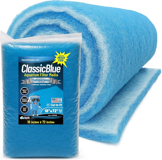 Aquatic Experts Classic Bonded Aquarium Filter Pad -18 Inches by 72 Inches by by AquaticExperts