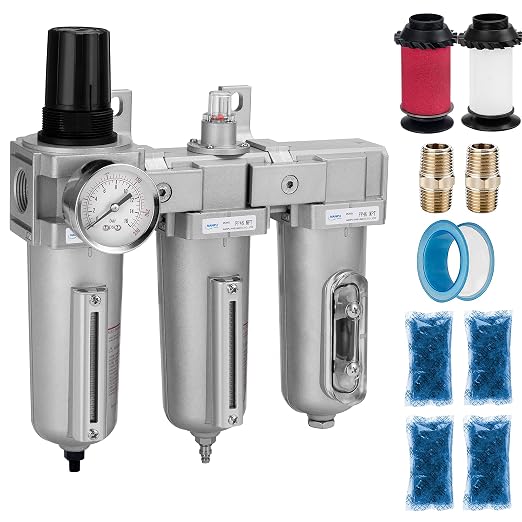 NANPU 3/4" NPT Industrial Grade 3 Stage Air Drying System by NANPU