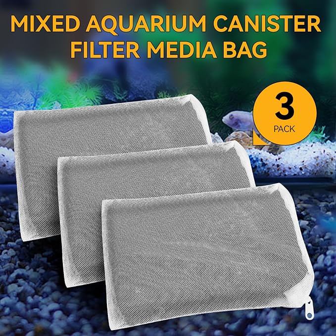 3 Pack 8 Oz Pro-C Mixed Aquarium Canister Filter Media Bag - Image 5