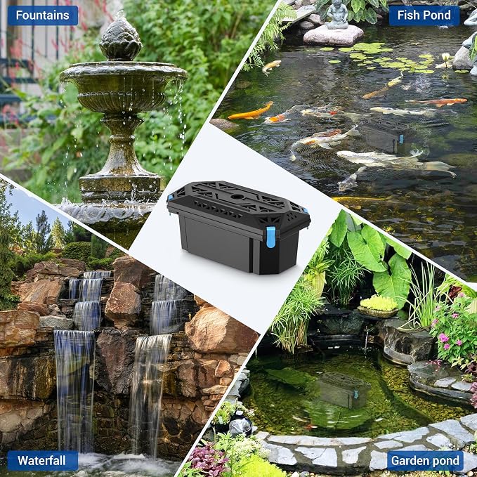 NFESOLAR Pond Filter for Outdoor Ponds, Filter Box - Image 7