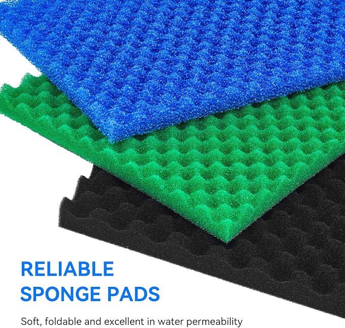 Foam Aquarium Filter Coarse Sump Filter Sponge Cut to Fit Bio Sponge Filters - Image 7