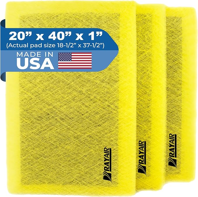 RAYAIR SUPPLY 20x40 Replacement Filter Pads Designed to Fit MicroPower Guard by RAYAIR+SUPPLY