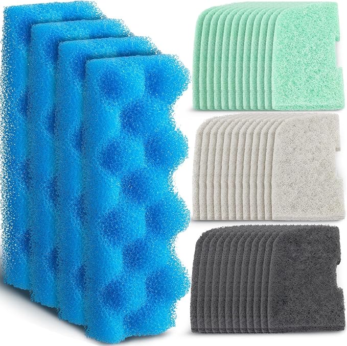 40 Pcs Replacement Filter Media Kit Compatible by Threlaco