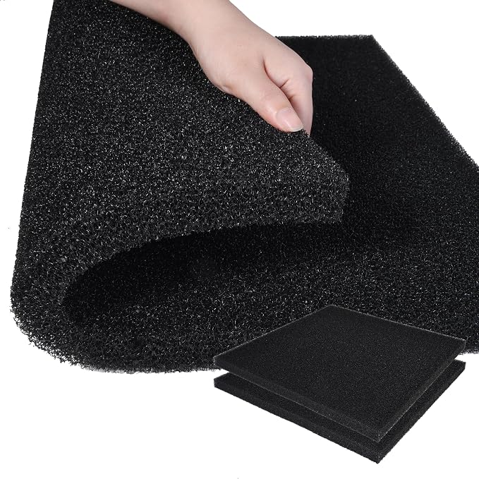 Hipanda 2 Pack Aquarium Bio Filter Sponge Pad 20"x20"x1", Bio Filter Media Foam by Unknown