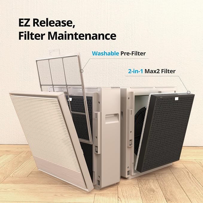 COWAY Air Purifiers for Home Large Room Up to 1, 860 ft², Washable Pre-Filter - Image 9