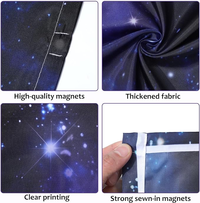 QOUBAI 8PCS Fluorescent Light Covers, 4x2 Feet Magnetic Light Cover Fluorescent - Image 3