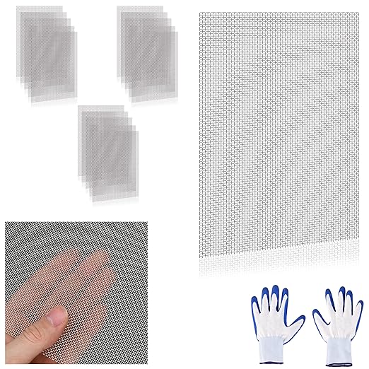 16 Pcs 13x9 20 Mesh 304 Stainless Steel Wire Mesh Sheet, Rustproof Metal Mesh by Unknown
