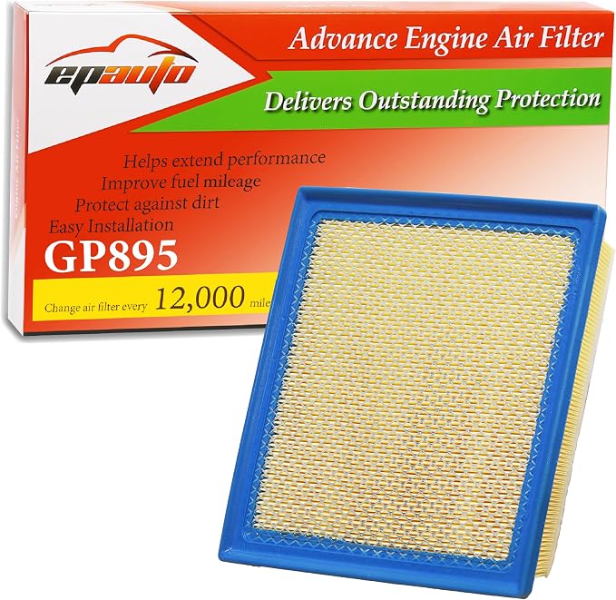 EPAuto GP895 Engine Air Filter, Replacement by EPAuto