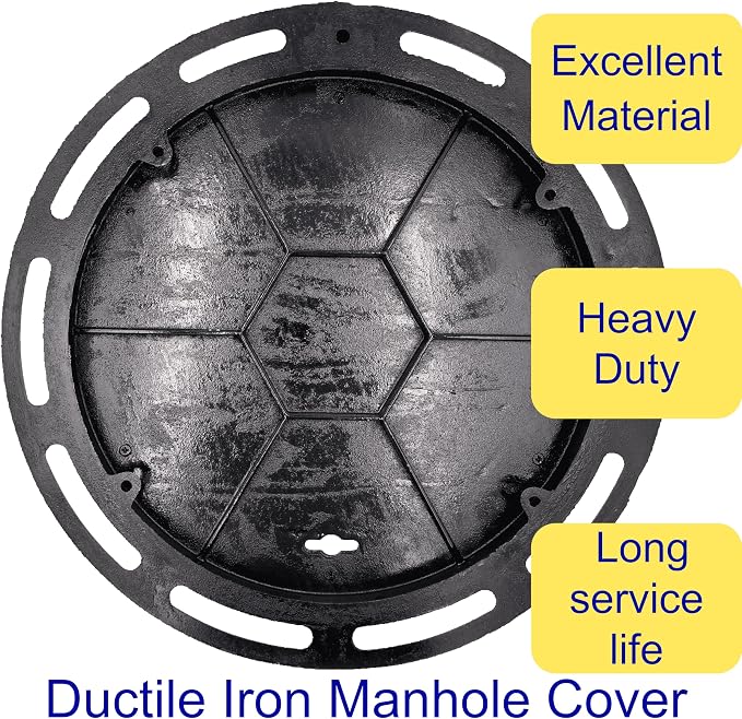 16 In Cast Iron Manhole Cover and Frame - Image 3