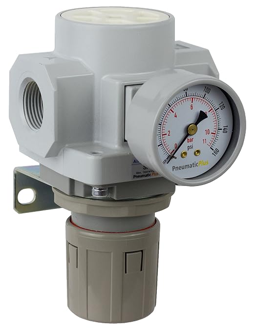 PneumaticPlus SAR600-N06BG Compressed Air Pressure Regulator 3/4" NPT by PneumaticPlus