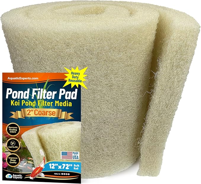 Aquatic Experts Cream COARSE Pond Filter Pad by AquaticExperts