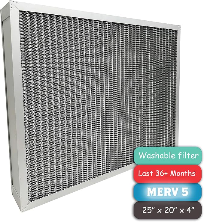 Washable Air Filter, Aluminum Electrostatic Air Filter - Image 2