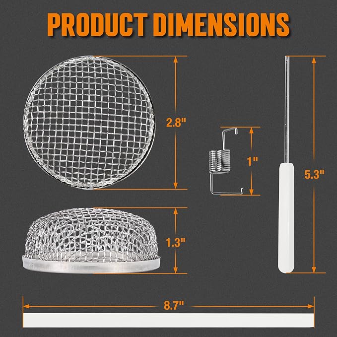 TONDA RV Furnace Vent Screen, Bug Screens Heater Vent Cover - Image 2
