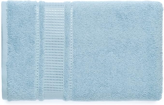 Melissa Linen, Bath Sheet, 100% Turkish Cotton Towel for Bathroom, Absorbent, Quick Dry, Durable and Soft Shower Towel, 35 in x 60 in Large, Spa and Hotel Quality, Ocean Blue