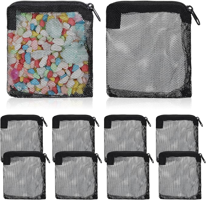 10 Pcs Aquarium Filter Media Bags, 3.9 x 3.9 Inch Fish Tank Fine Mesh Bag by Unknown